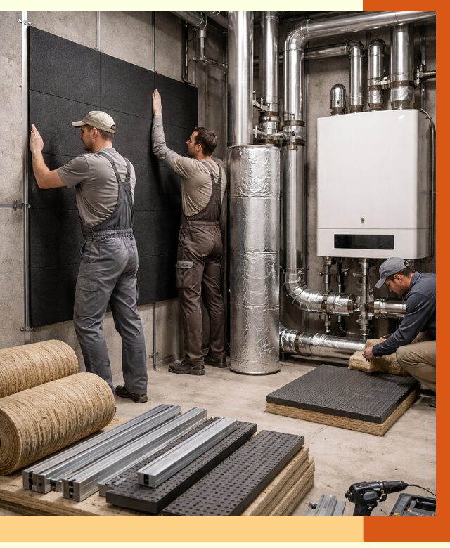 Шумоизоляция котельной в донском от 6586 руб. под ключ | Профессиональная звукоизоляция — ТепломастерДнс