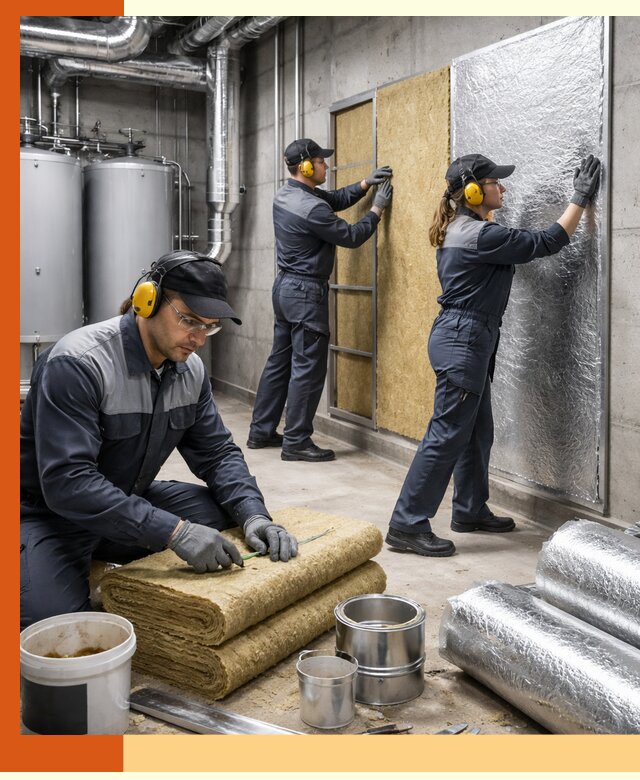 Шумоизоляция котельной в донском: профессиональный монтаж и материалы