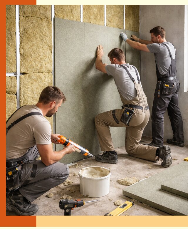 Профессиональная шумоизоляция стен в донском для квартир и домов