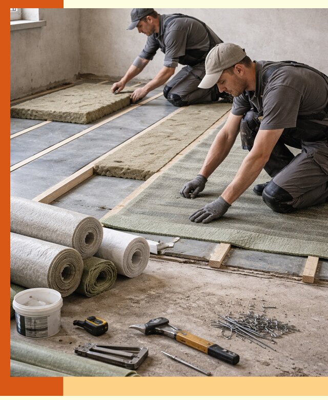 Шумоизоляция пола в донском — профессиональная звукоизоляция помещений