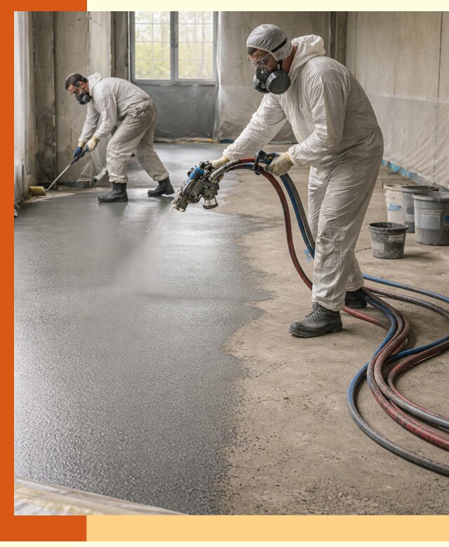 Гидроизоляция полимочевиной полов и конструкций в донском