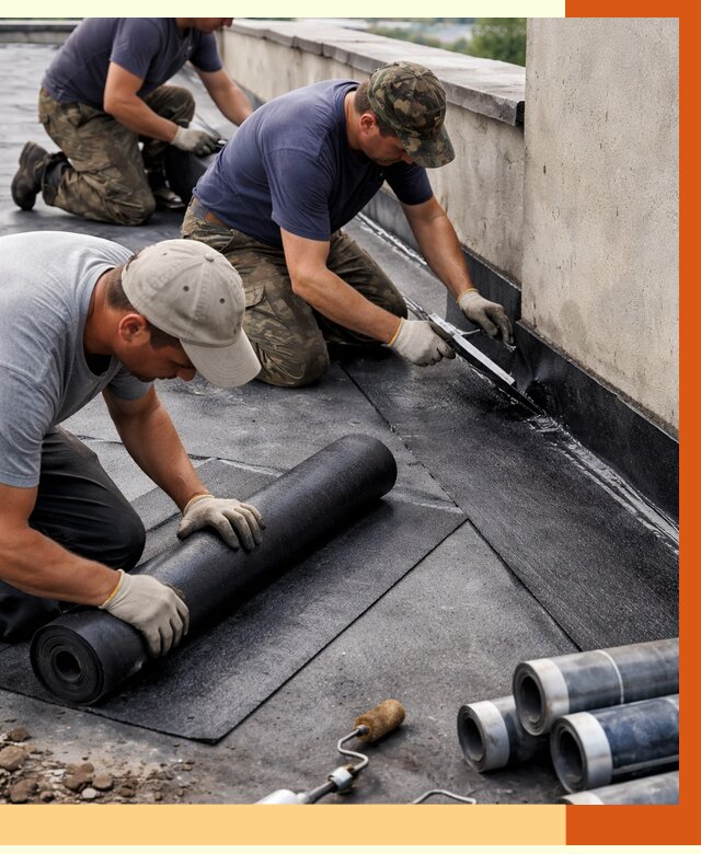 Гидроизоляция кровли в донском от 4559 руб. — профессиональная гидроизоляция крыши | ТепломастерДнс