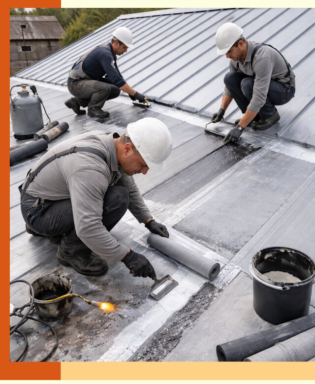 Гидроизоляция металлической кровли с гарантией в донском