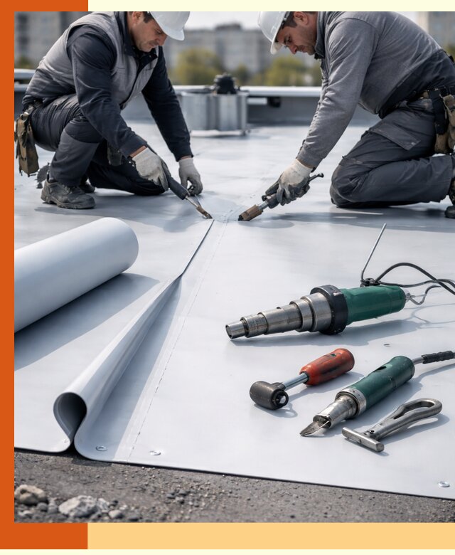 Гидроизоляция мембранной кровли в донском: монтаж и ремонт быстро