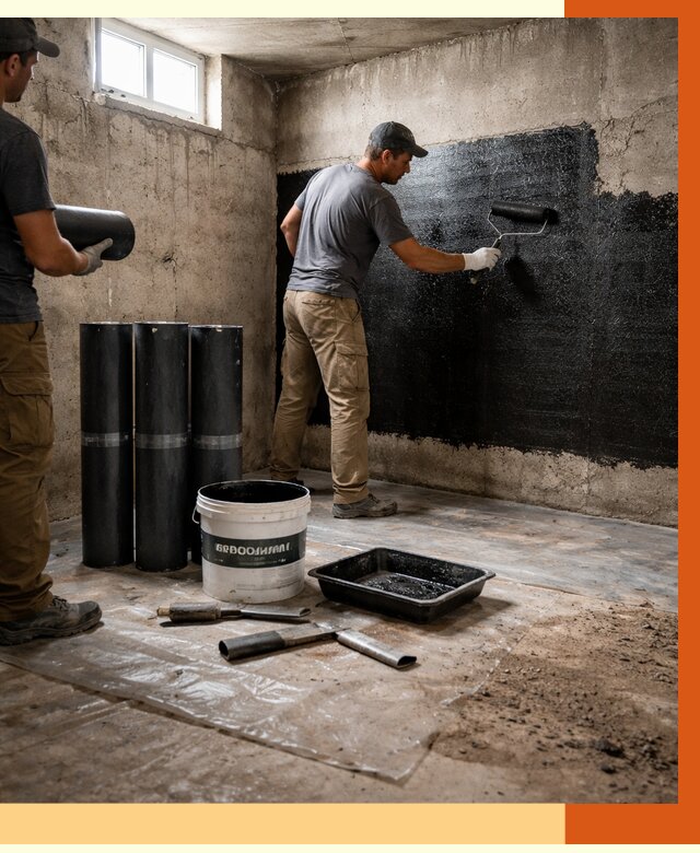 Гидроизоляция подвала в донском от 3546 руб. под ключ | Профессионально — ТепломастерДнс