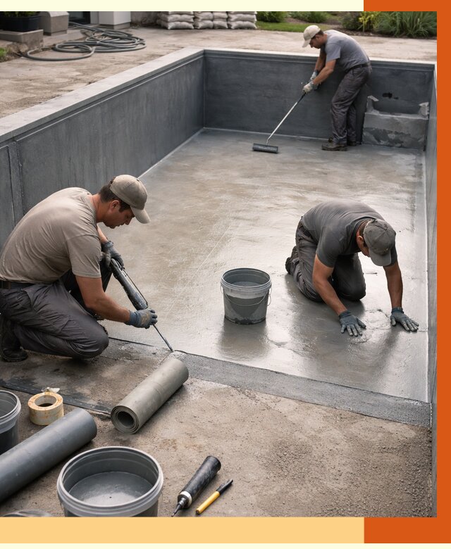 Профессиональная гидроизоляция бассейна в донском от 6586 руб. за м2 | ТепломастерДнс