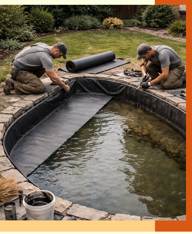 Гидроизоляция пруда в донском от 15198 руб. под ключ | ТепломастерДнс профессионально