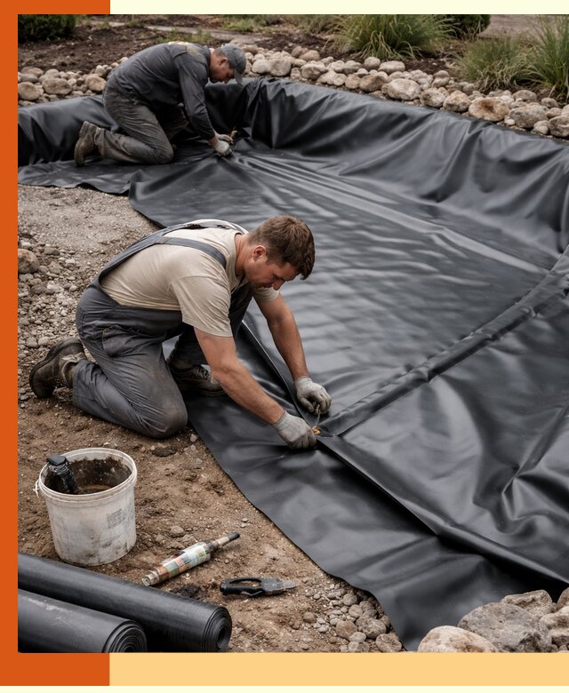 Гидроизоляция пруда в донском: надежная защита и герметизация