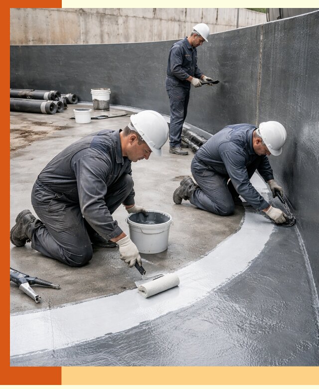 Гидроизоляция резервуара для топлива в донском