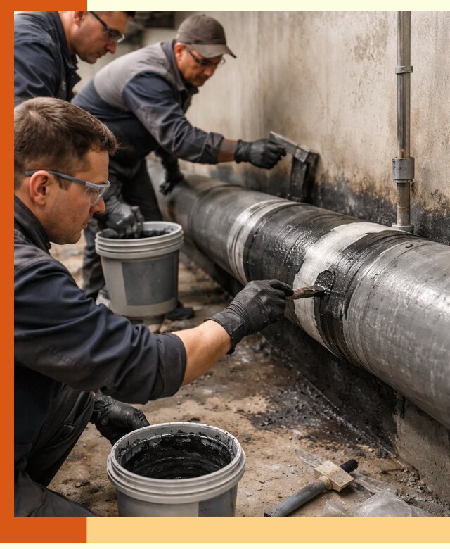 Гидроизоляция труб в донском — защита и герметизация коммуникаций