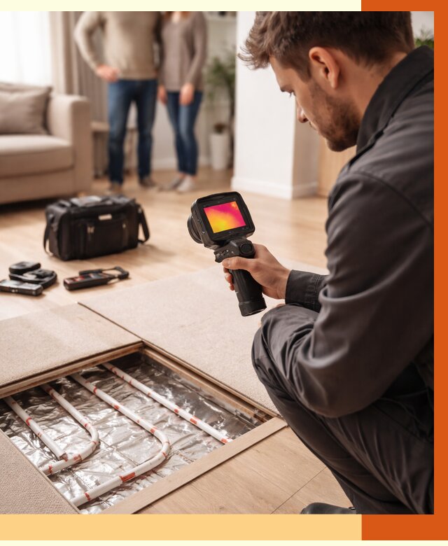 Тепловизионное обследование теплого пола в донском от 4559 руб. — ТепломастерДнс