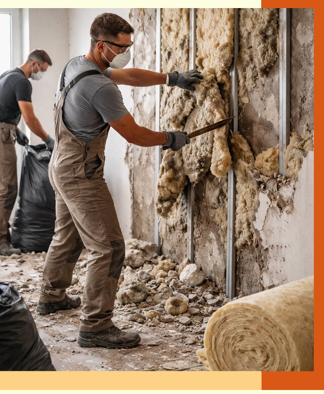 Демонтаж старого утеплителя в донском от 3546 руб. — работы под ключ | ТепломастерДнс