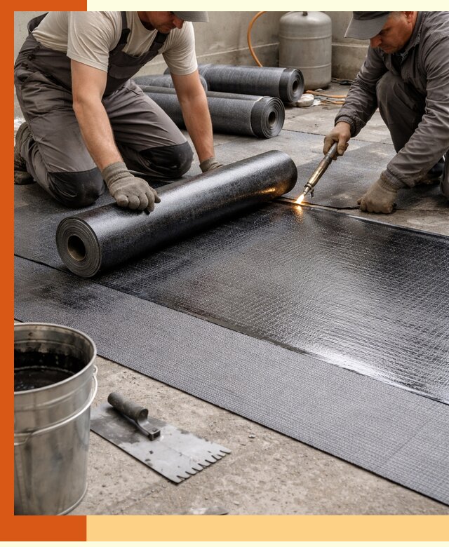 Монтаж гидроизоляционной мембраны в донском для зданий и конструкций