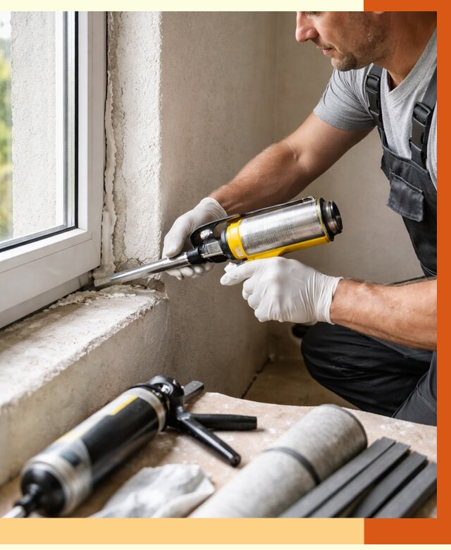 Герметизация стыков и примыканий в донском от 1216 руб. под ключ | ТепломастерДнс