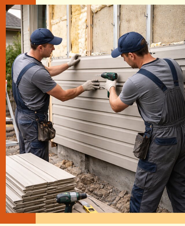 Монтаж сайдинга после утепления в донском качественно и надежно